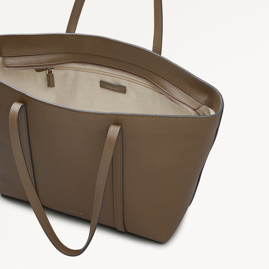 The Weekly Large Open Top Tote Coffee - 113052