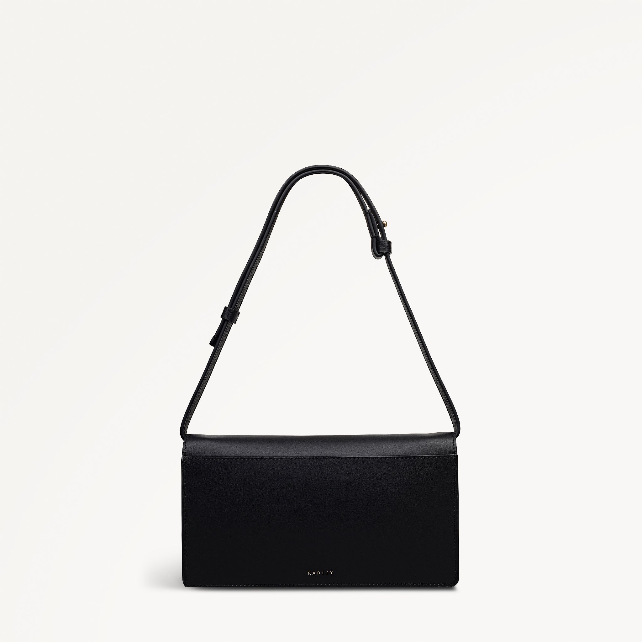 The Christina Mini Flapover Shoulder Black - 113054