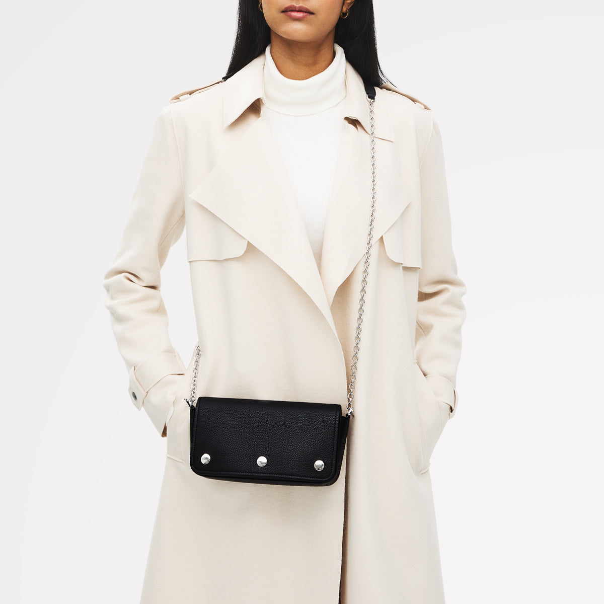 Chester Row Small Phone Cross Body Black - 113055