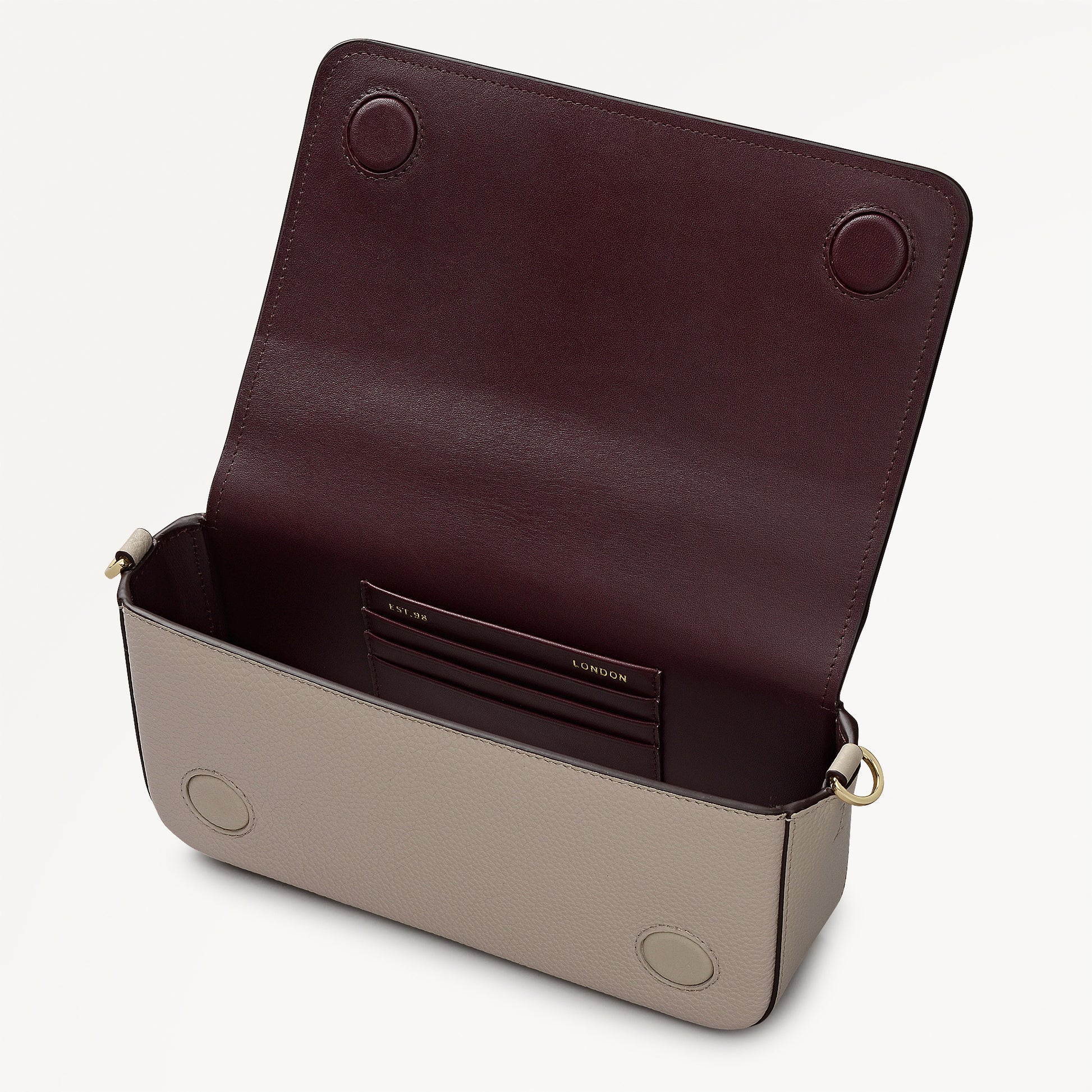 Chester Row Micro Phone Cross Body Porcini - 113056