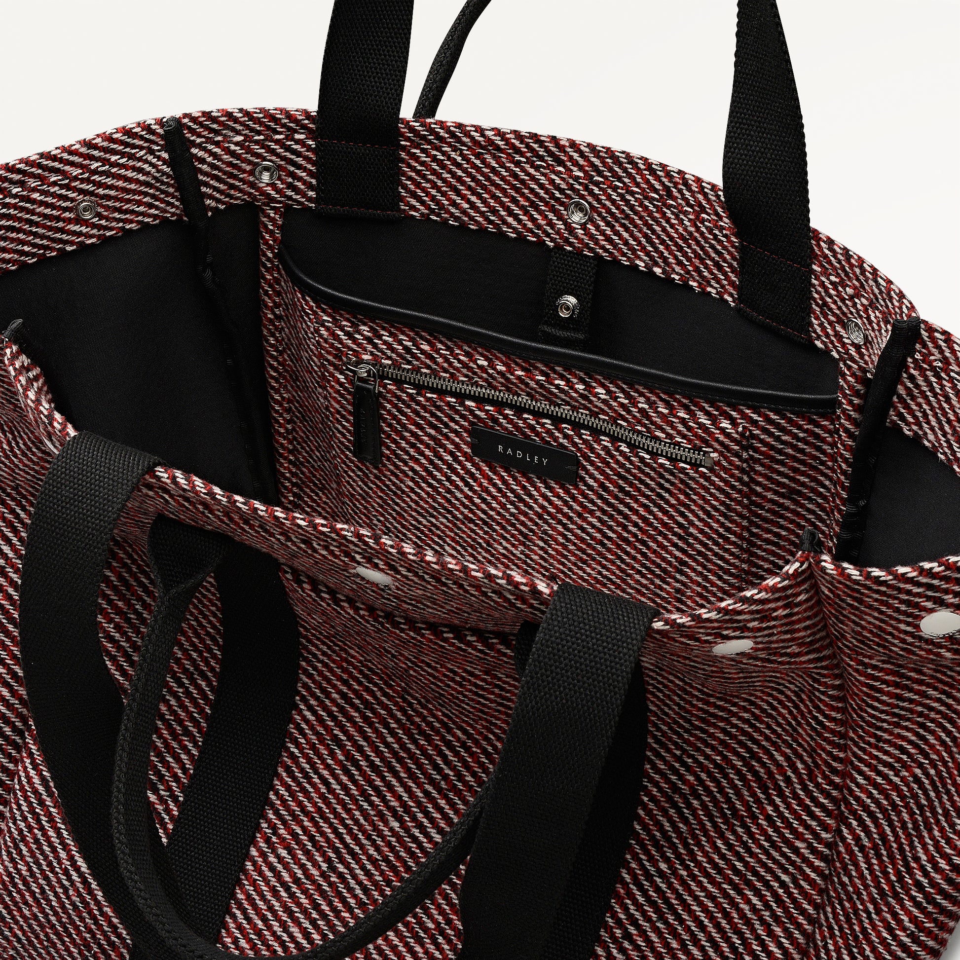 Hadleigh Place Large Open Top Tote Dark Cherry - 113059