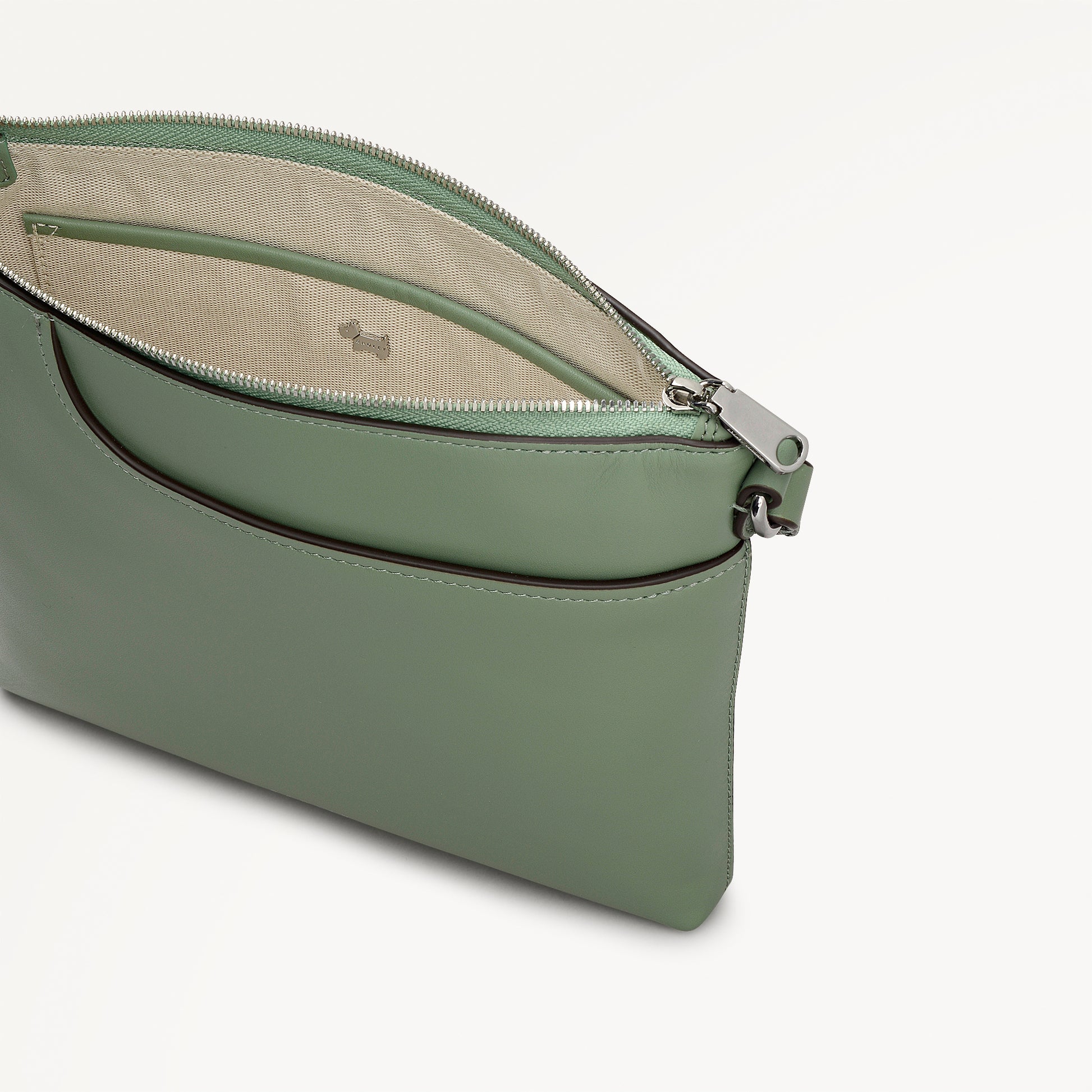 Pockets Small Ziptop Cross Body Pistachio - 113064