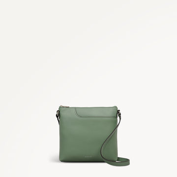 Pockets Small Ziptop Cross Body Pistachio - 113064