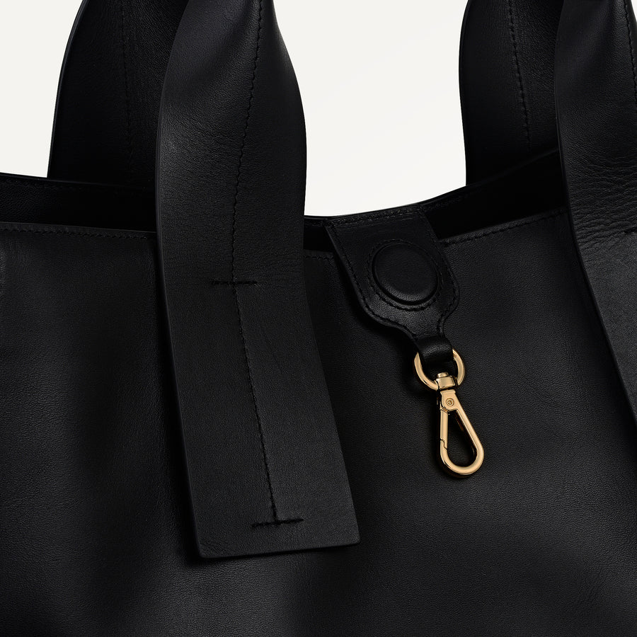 The Strand Large Open Top Shoulder Black - 113076