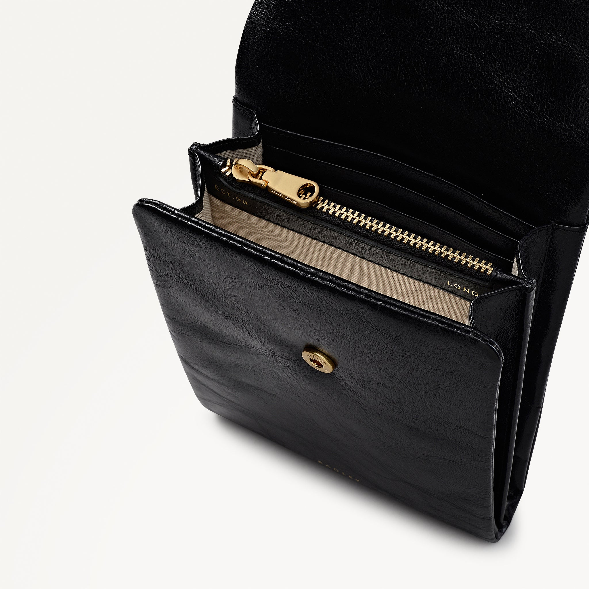 Mallow Street Medium Phone Crossbody Black - 113077