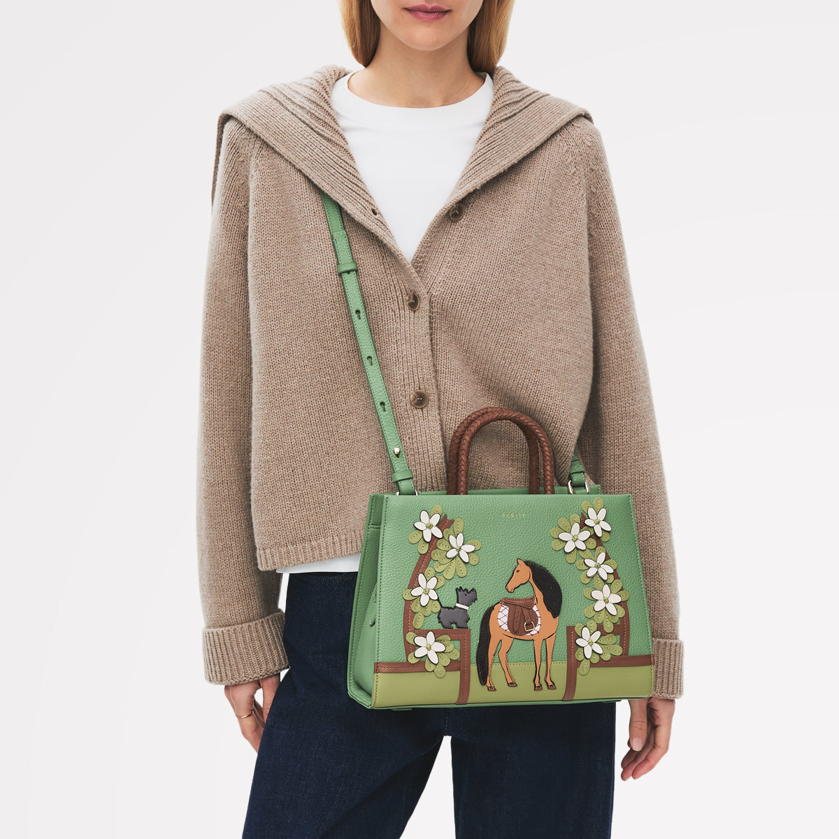 Lunar New Year - SS26 Medium Ziptop Grab Pistachio - 113078