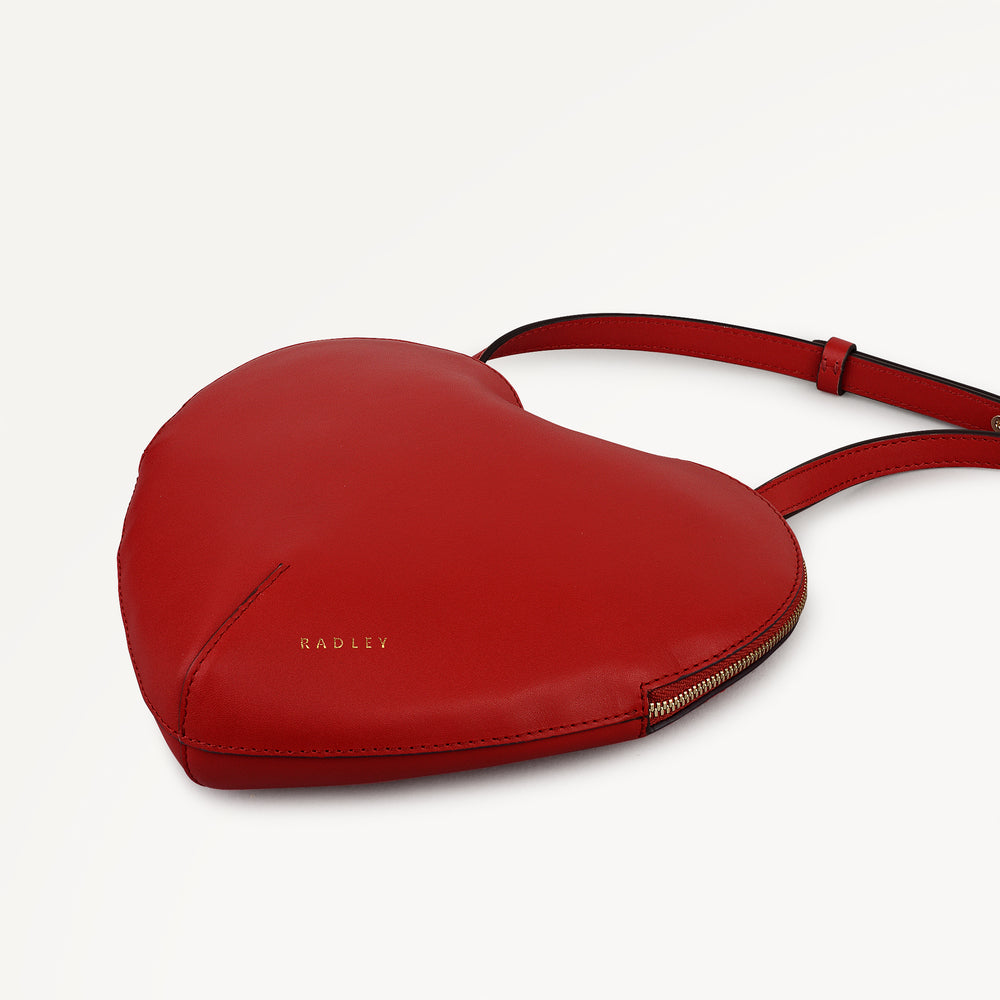 Heart Street Medium Ziptop Cross Body Poinsettia - 113080