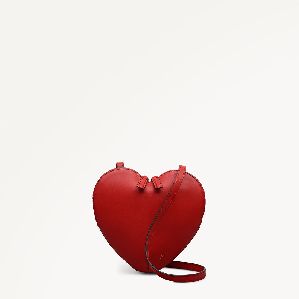 Heart Street Medium Ziptop Cross Body Poinsettia - 113080