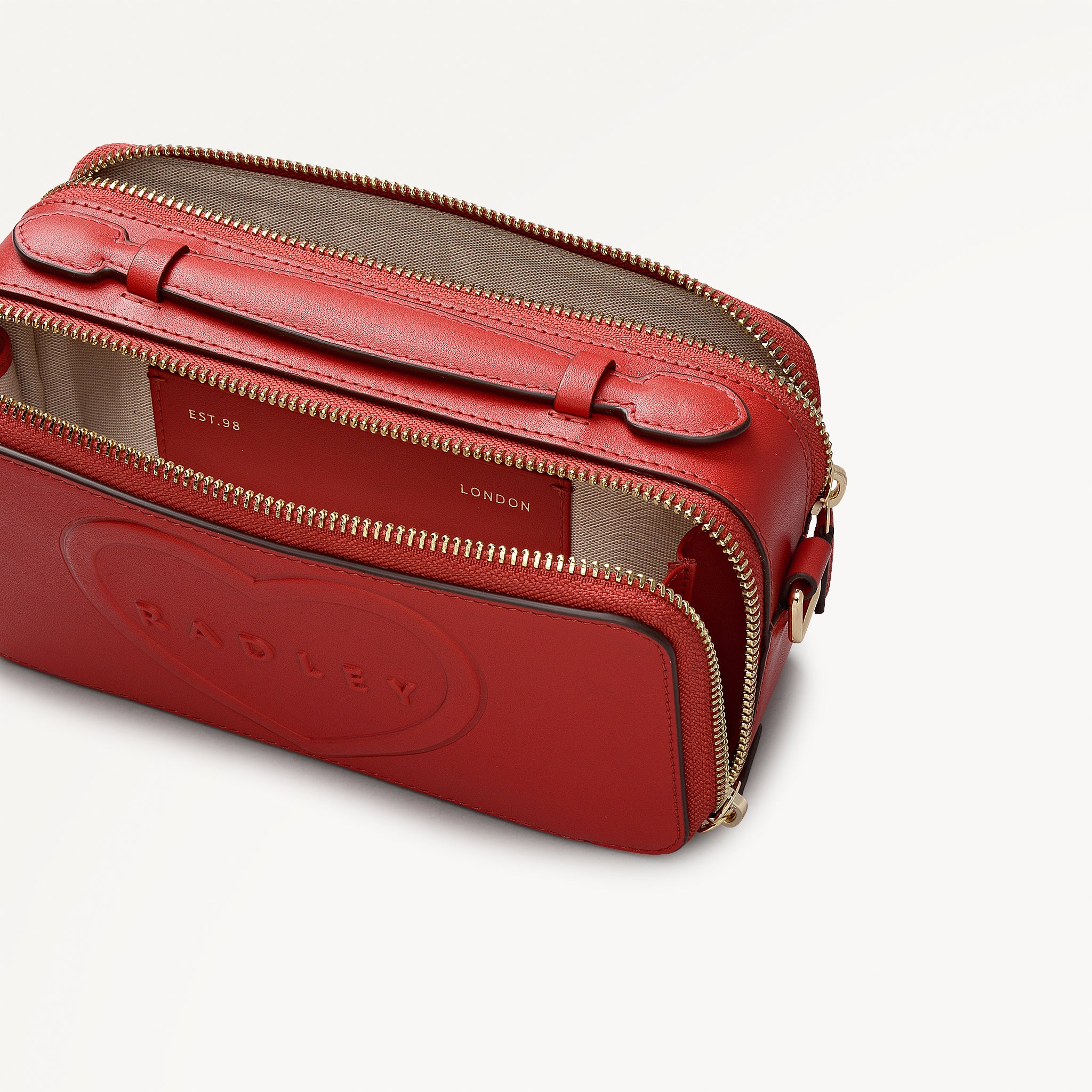 Calvert Way - Heart Street Small Cross Body Poinsettia - 113081