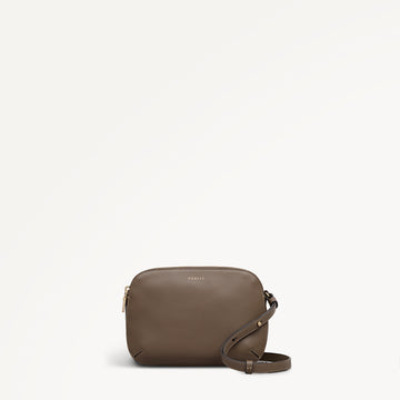 Dukes Place Medium Ziptop Cross Body Coffee - 113082