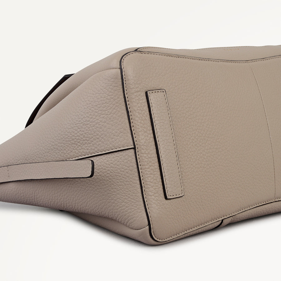 The Chancery Medium Flapover Shoulder Porcini - 113085