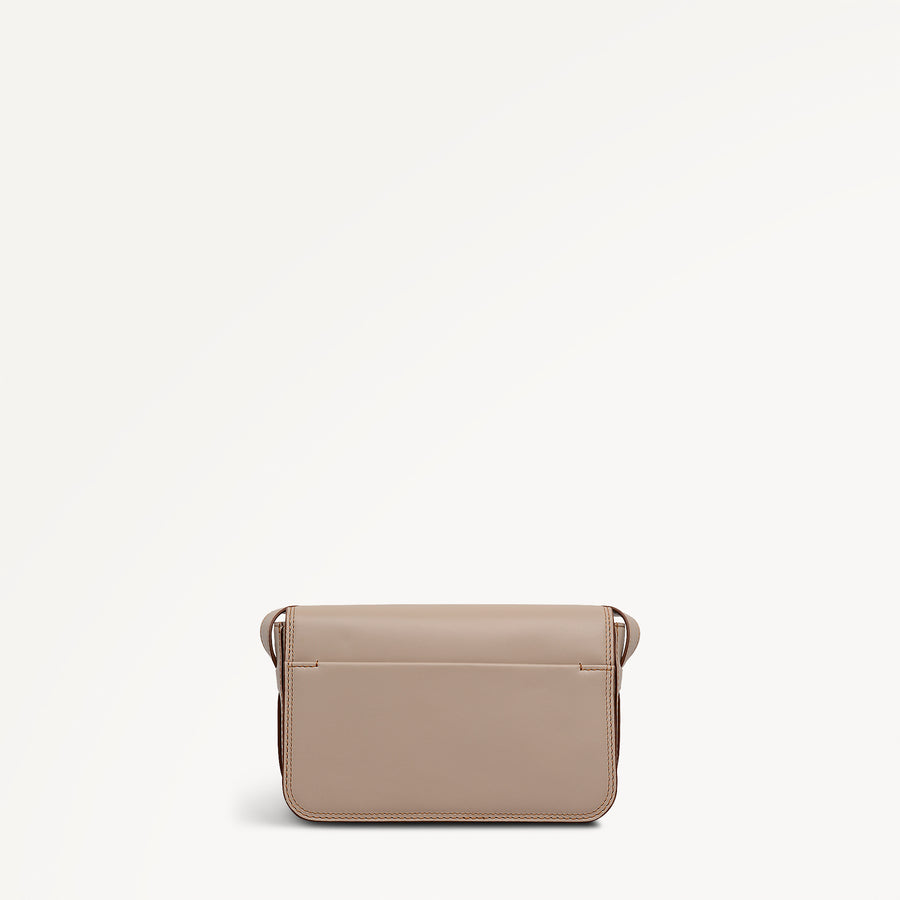 Pocket Street Small Flapover Cross Body Porcini - 113088