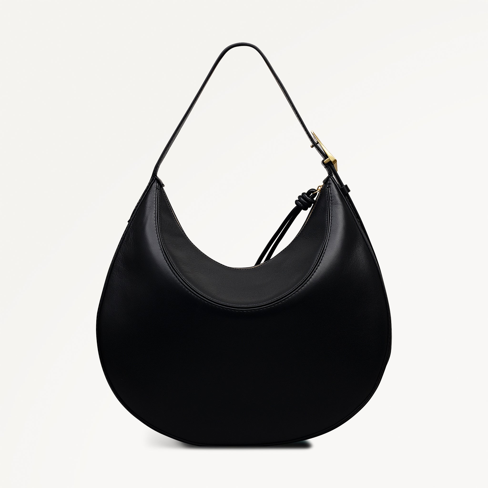 Black Large Ziptop Shoulder Bag | Bliss Crescent SS26 | Radley London