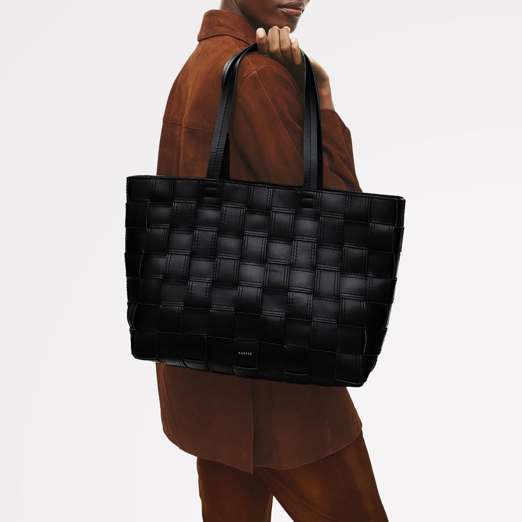 The Abbey Large Open Top Tote Black - 113091