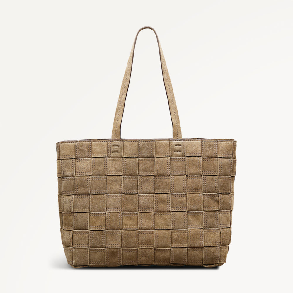 THE ABBEY LARGE OPEN TOP TOTE COFFEE - 113092