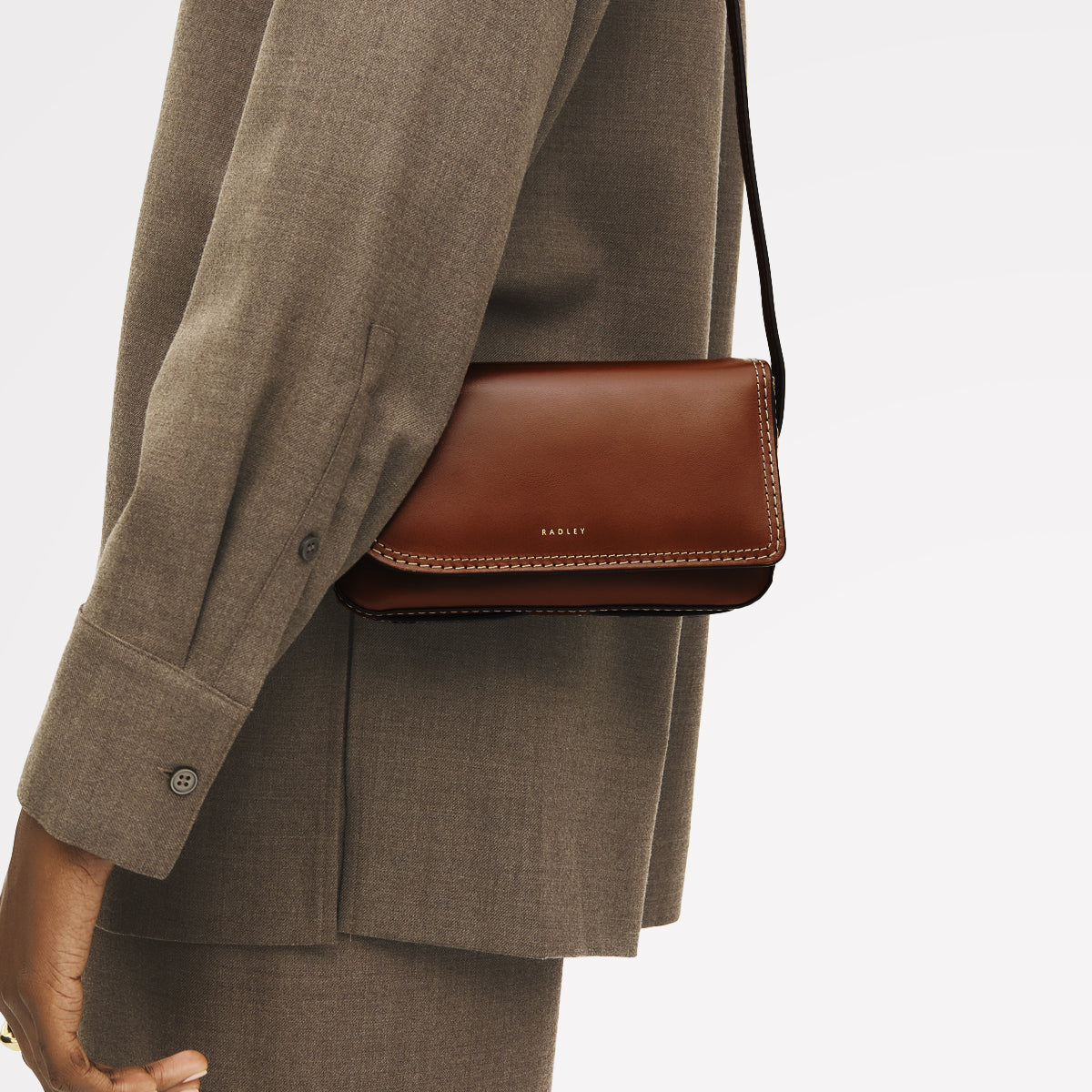 Pocket Street Micro Phone Cross Body Cognac - 113097