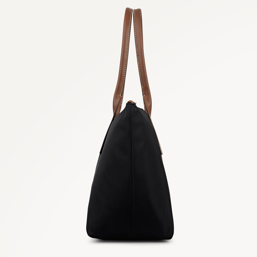 The Townley Medium Ziptop Grab Black - 113104