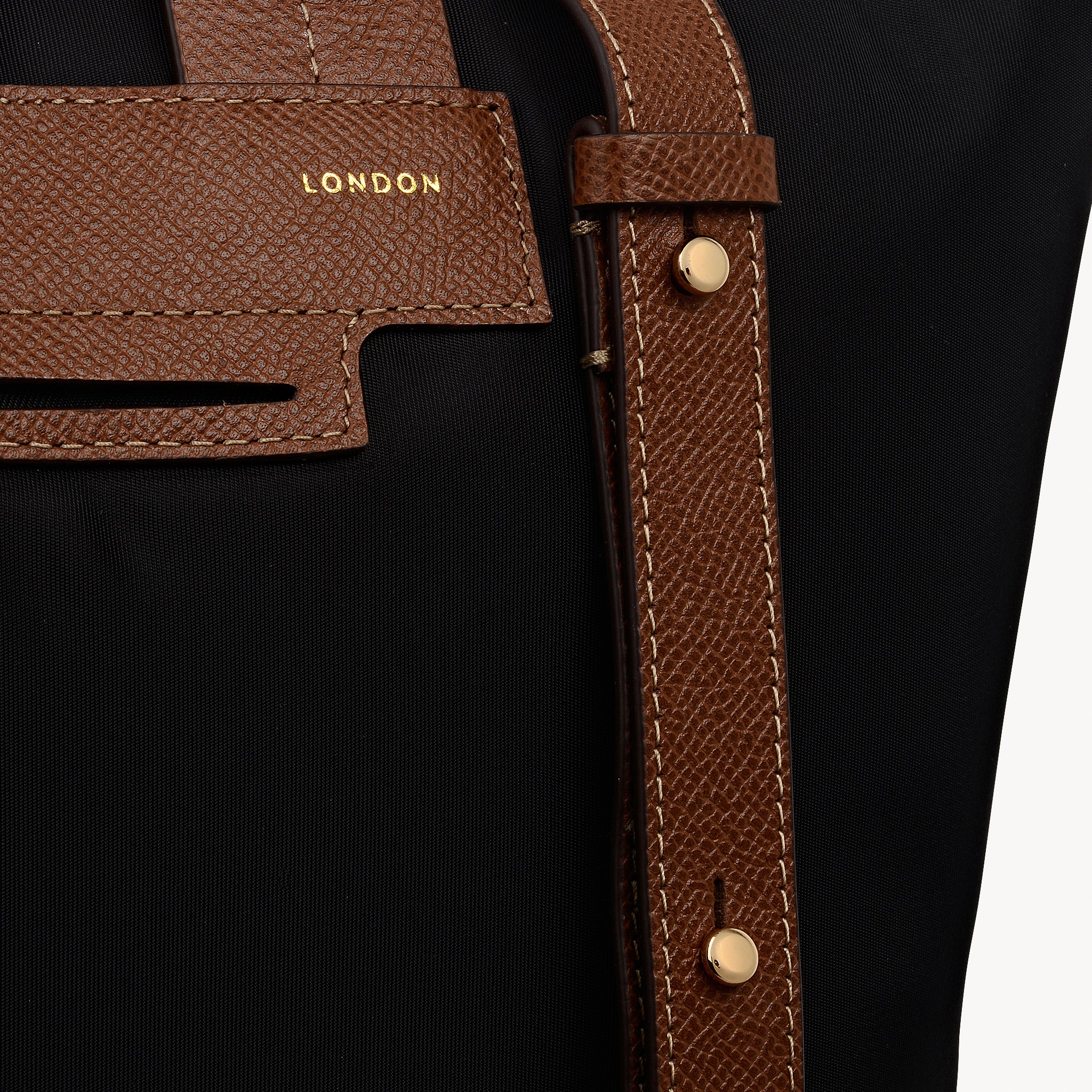 The Townley Medium Ziptop Backpack Black - 113105