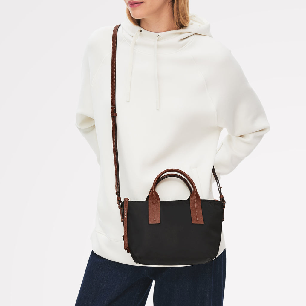 The Townley Small Ziptop Cross Body Black - 113106