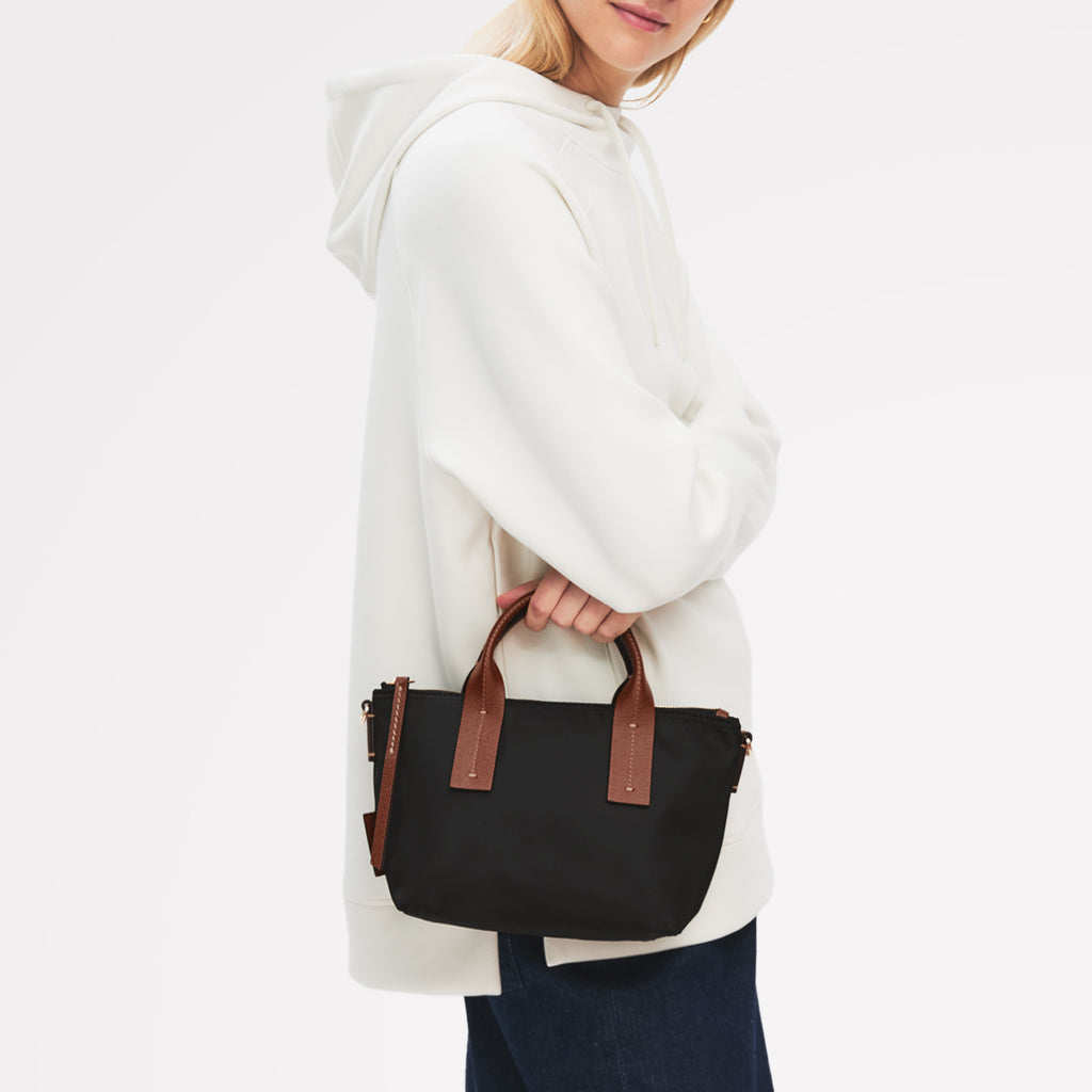 The Townley Small Ziptop Cross Body Black - 113106