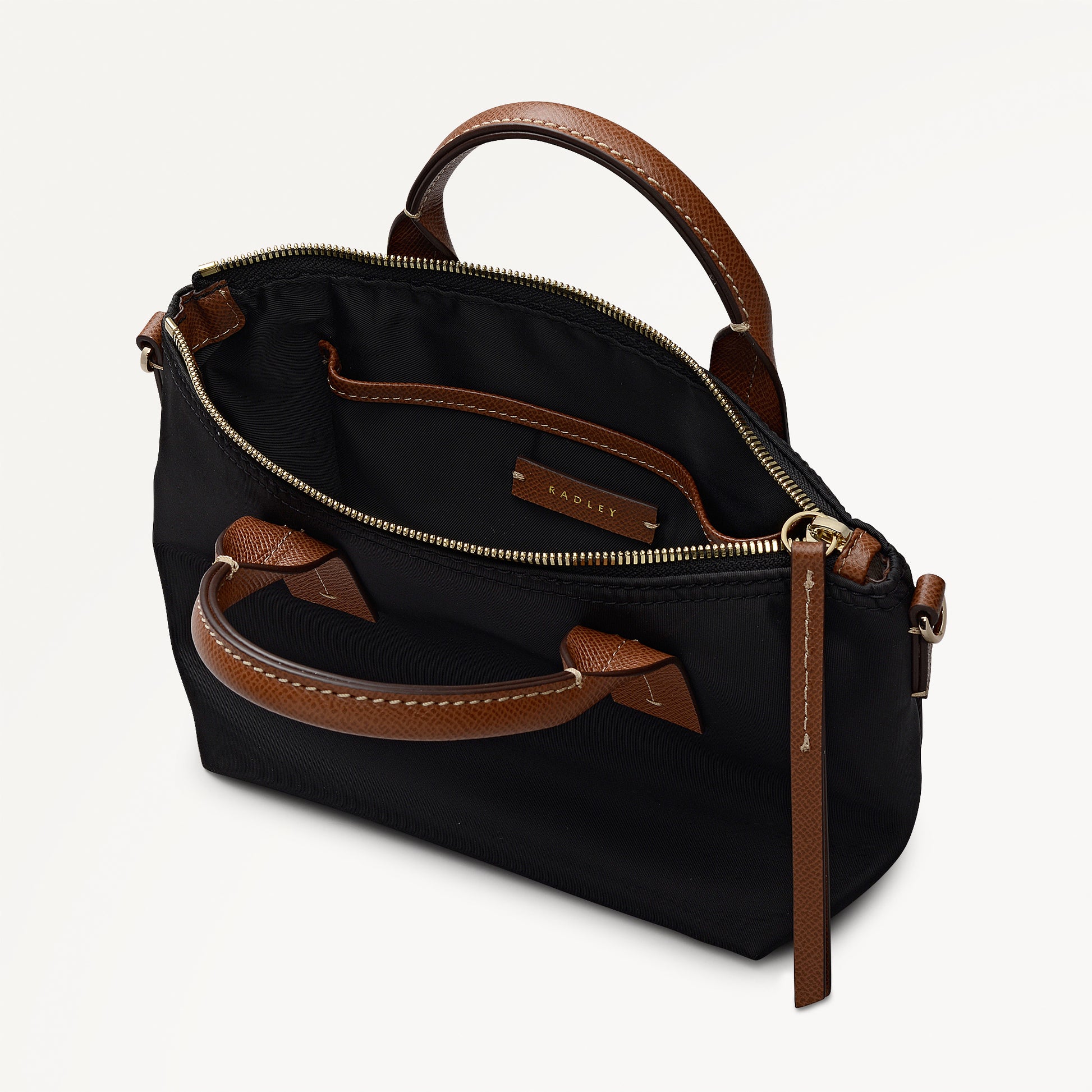 The Townley Small Ziptop Cross Body Black - 113106