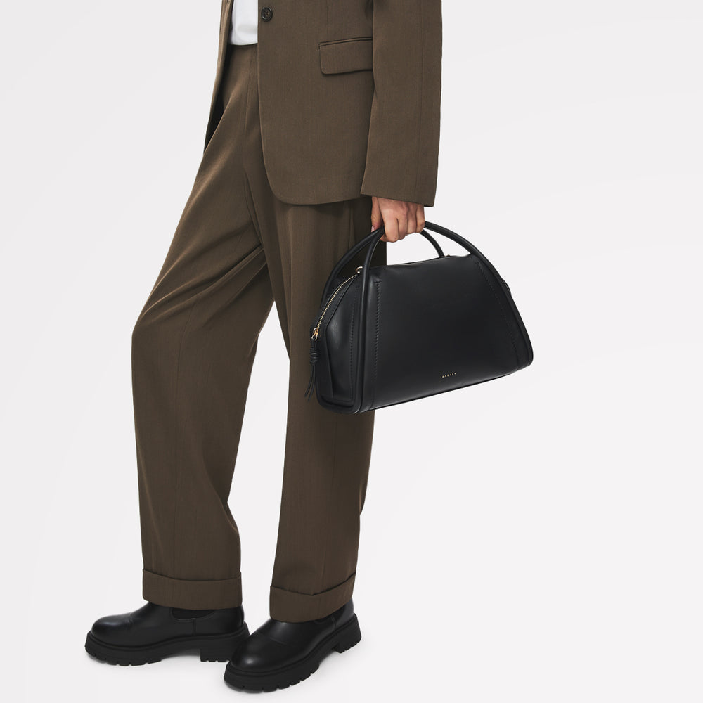 The Golborne Medium Ziptop Grab Black - 113117