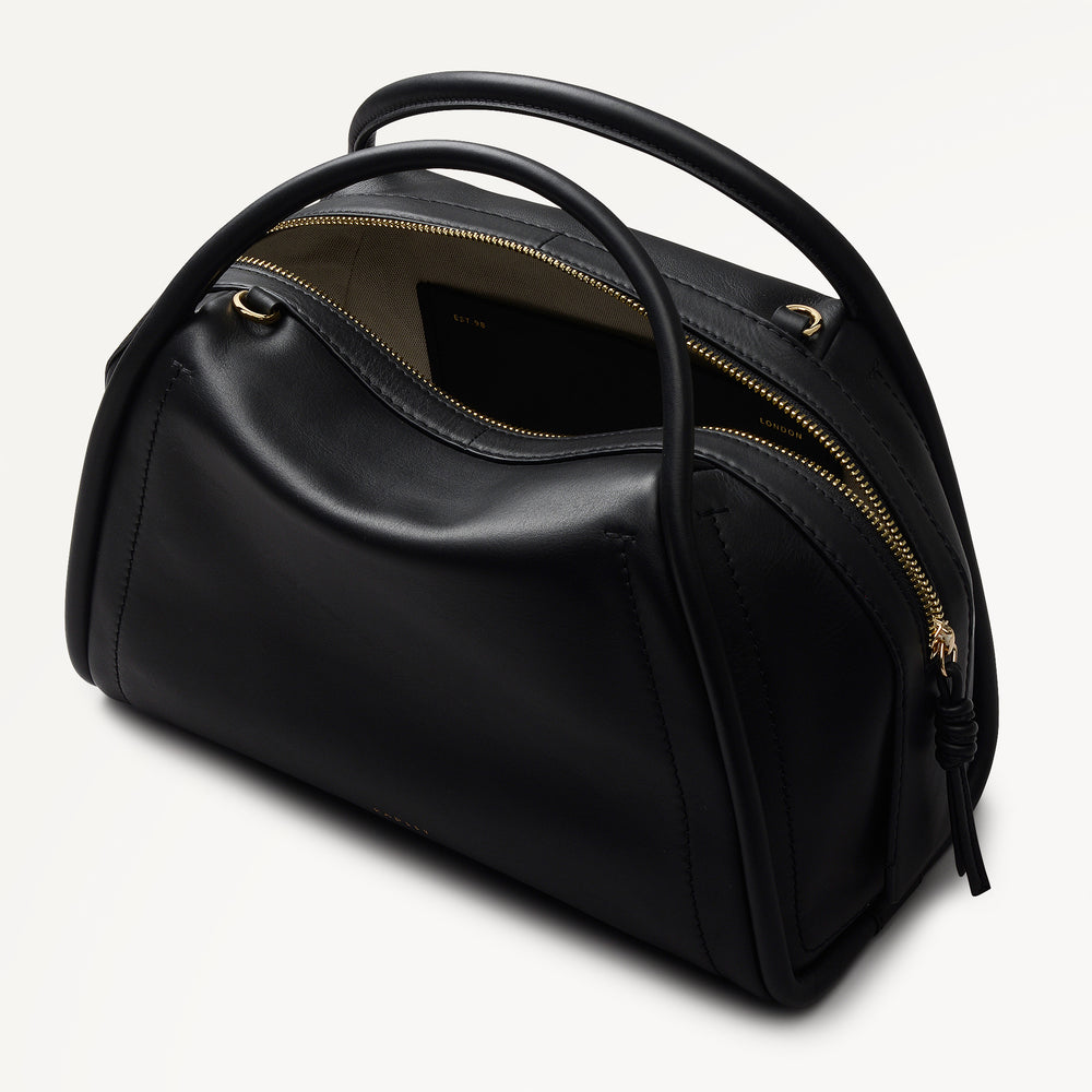 The Golborne Medium Ziptop Grab Black - 113117