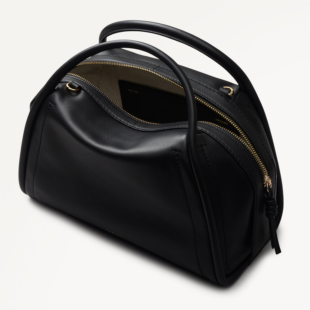 The Golborne Medium Ziptop Grab Black - 113117