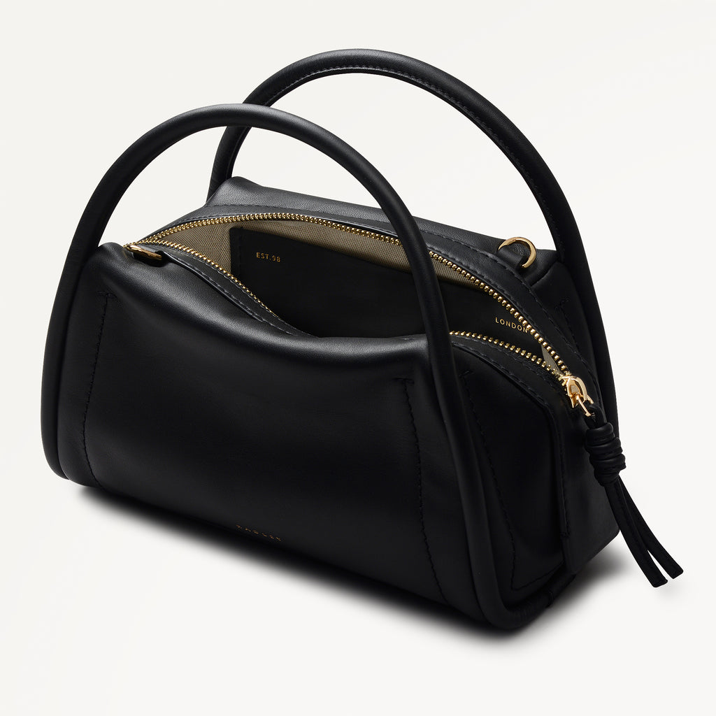 The Golborne Small Ziptop Grab Black - 113118