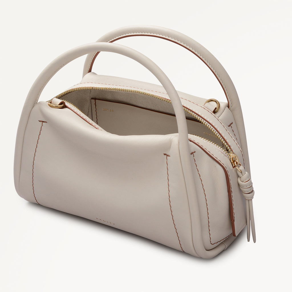 The Golborne Small Ziptop Grab Salt - 113119