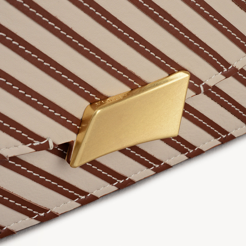 The Belsize Small Flapover Cross Body Salt - 113121