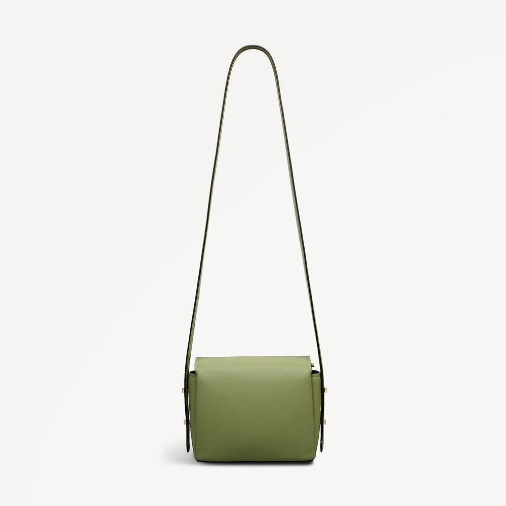The Selina Small Flapover Cross Body Apple - 113124