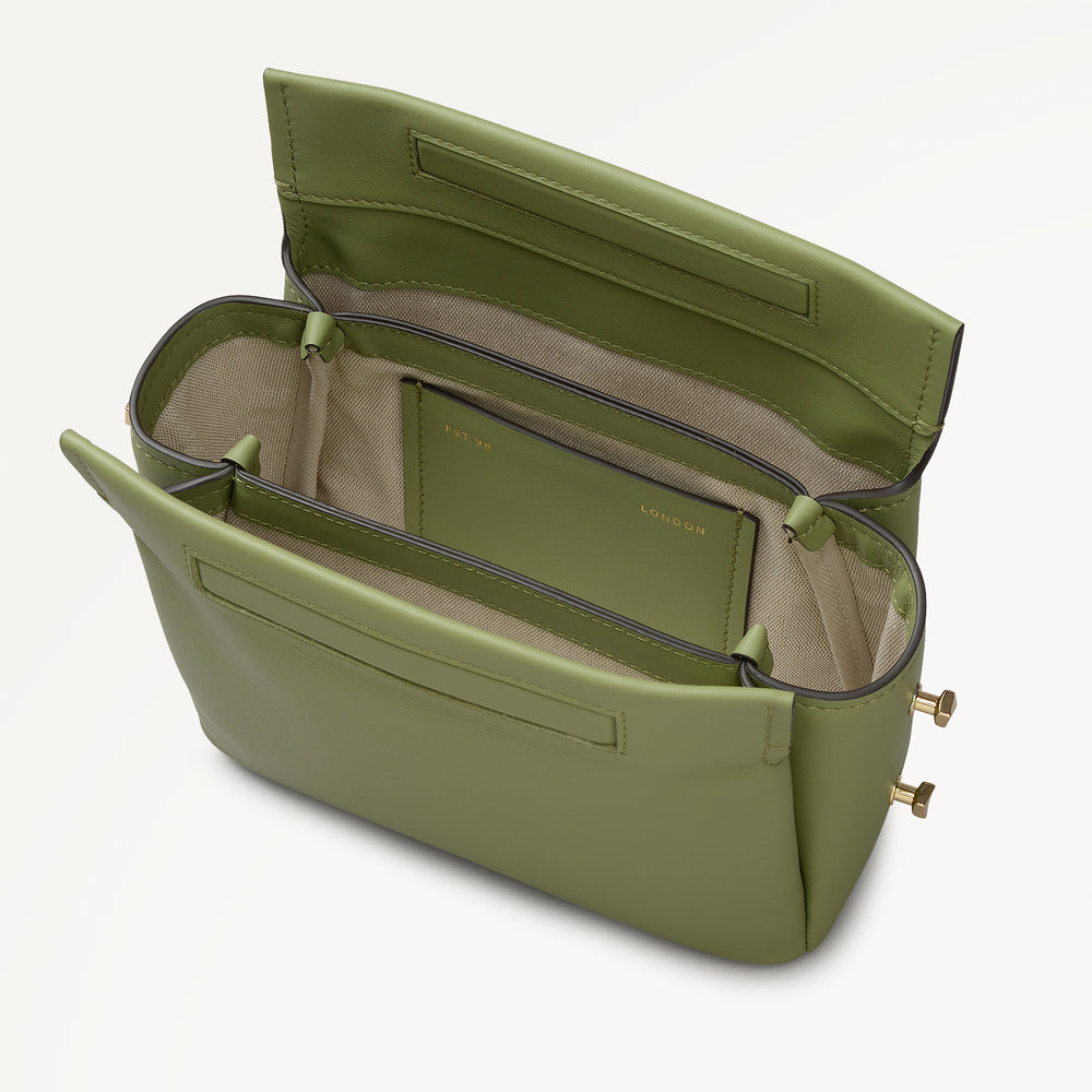 The Selina Small Flapover Cross Body Apple - 113124