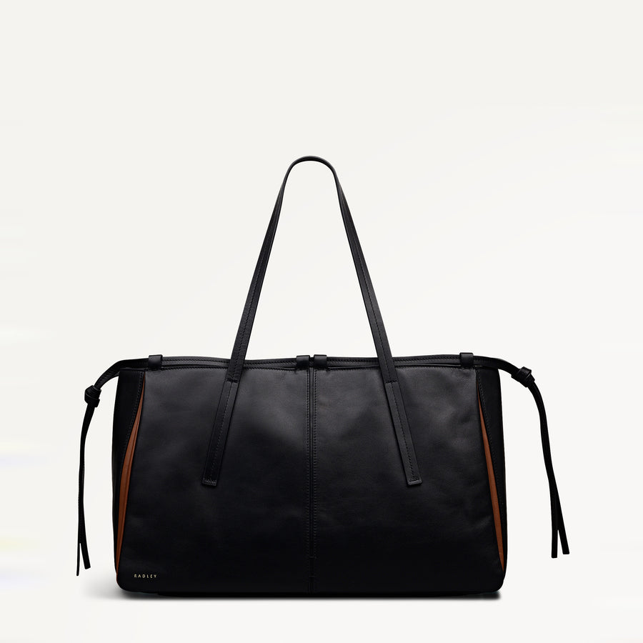 The Connaught Large Open Top Shoulder Black - 113129