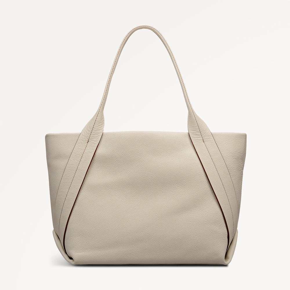 The Evie Large Ziptop Shoulder Salt - 113131