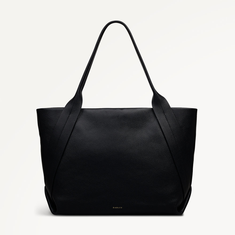 The Evie Large Ziptop Shoulder Black - 113132