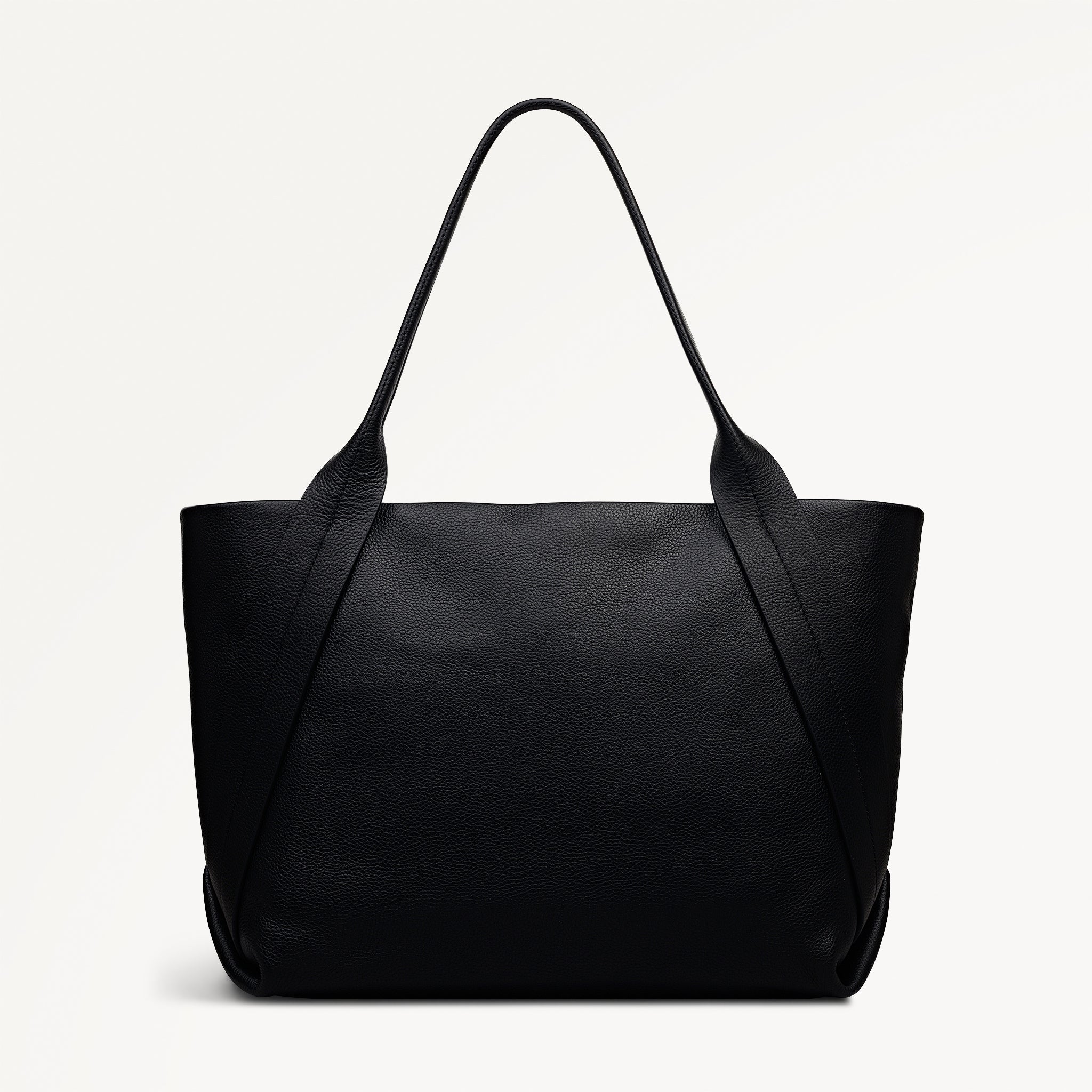 The Evie Large Ziptop Shoulder Black - 113132