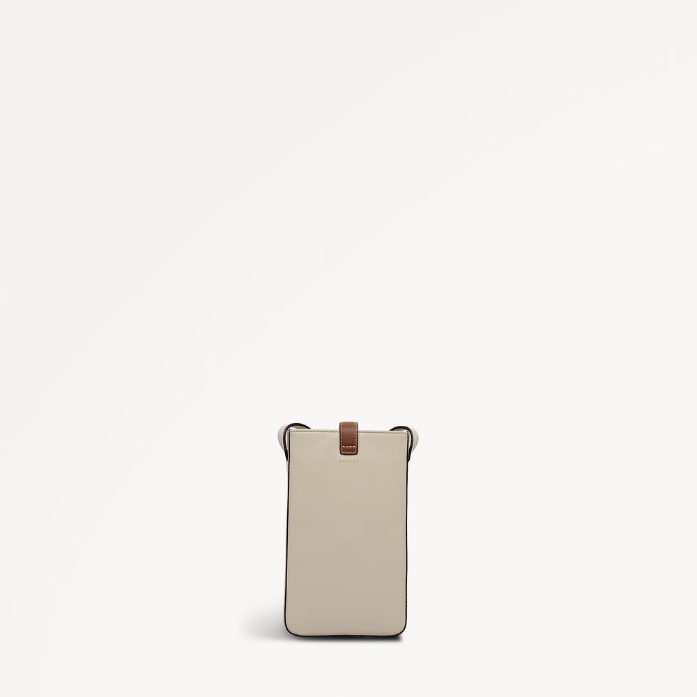 Willis Street - Stripe Medium  Phone Crossbody Salt
