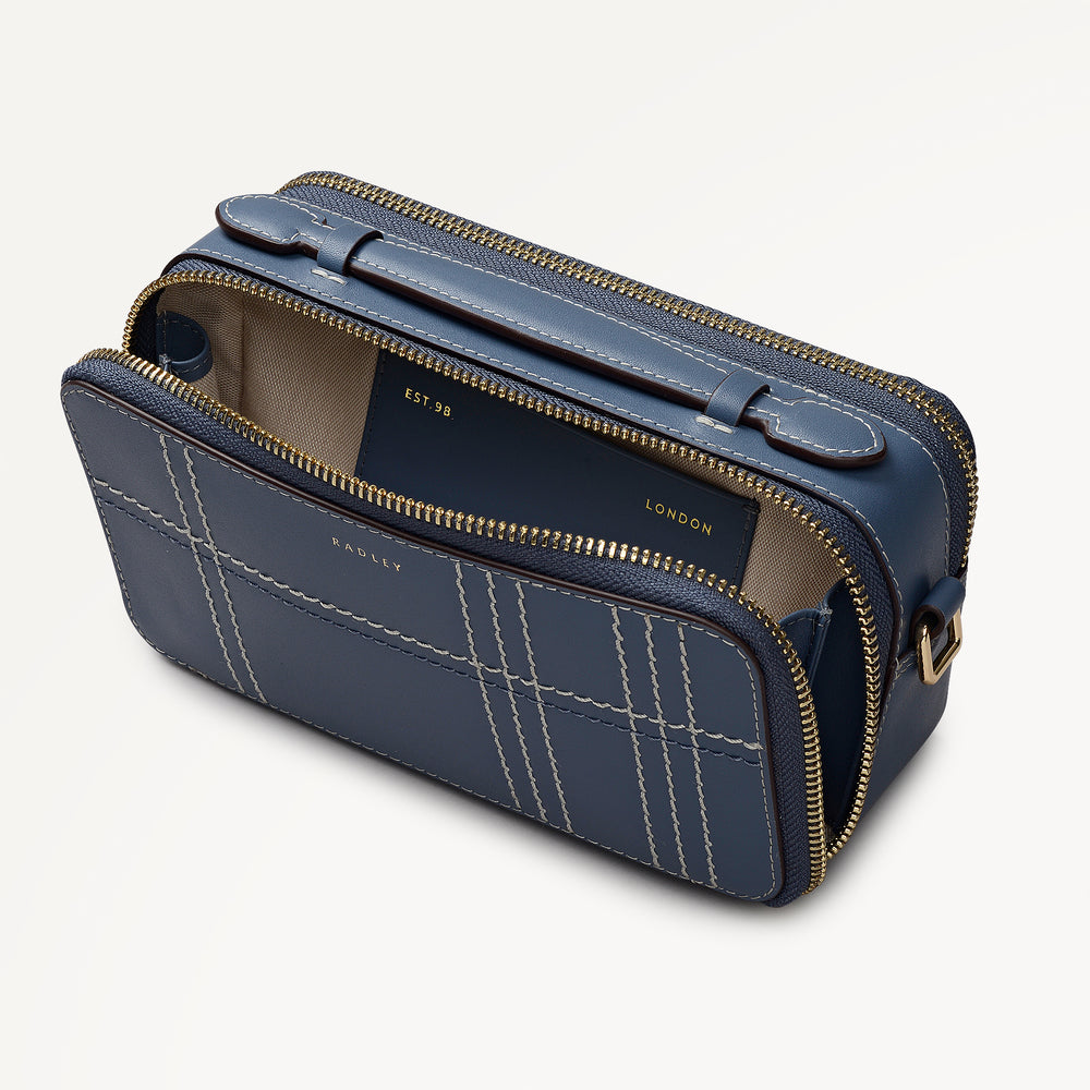 Calvert Way - Check Micro Phone Cross Body Utility - 113135