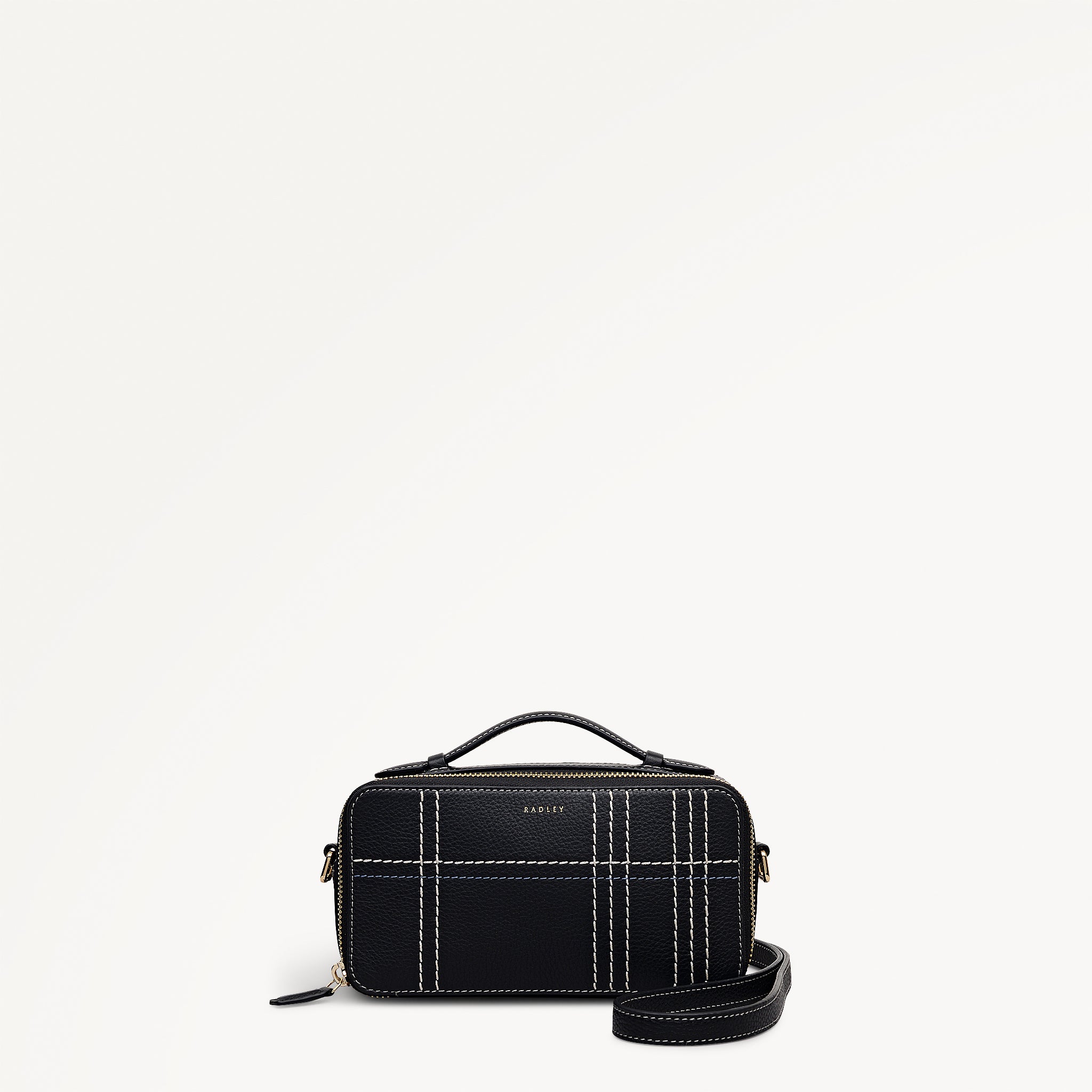 Calvert Way - Check Micro Phone Cross Body Black - 113136