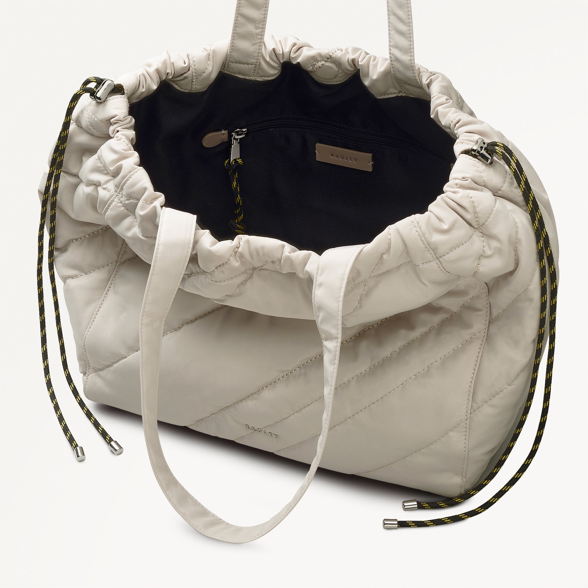 Eden Row - Quilt Large Open Top Tote Feather Gray - 113137