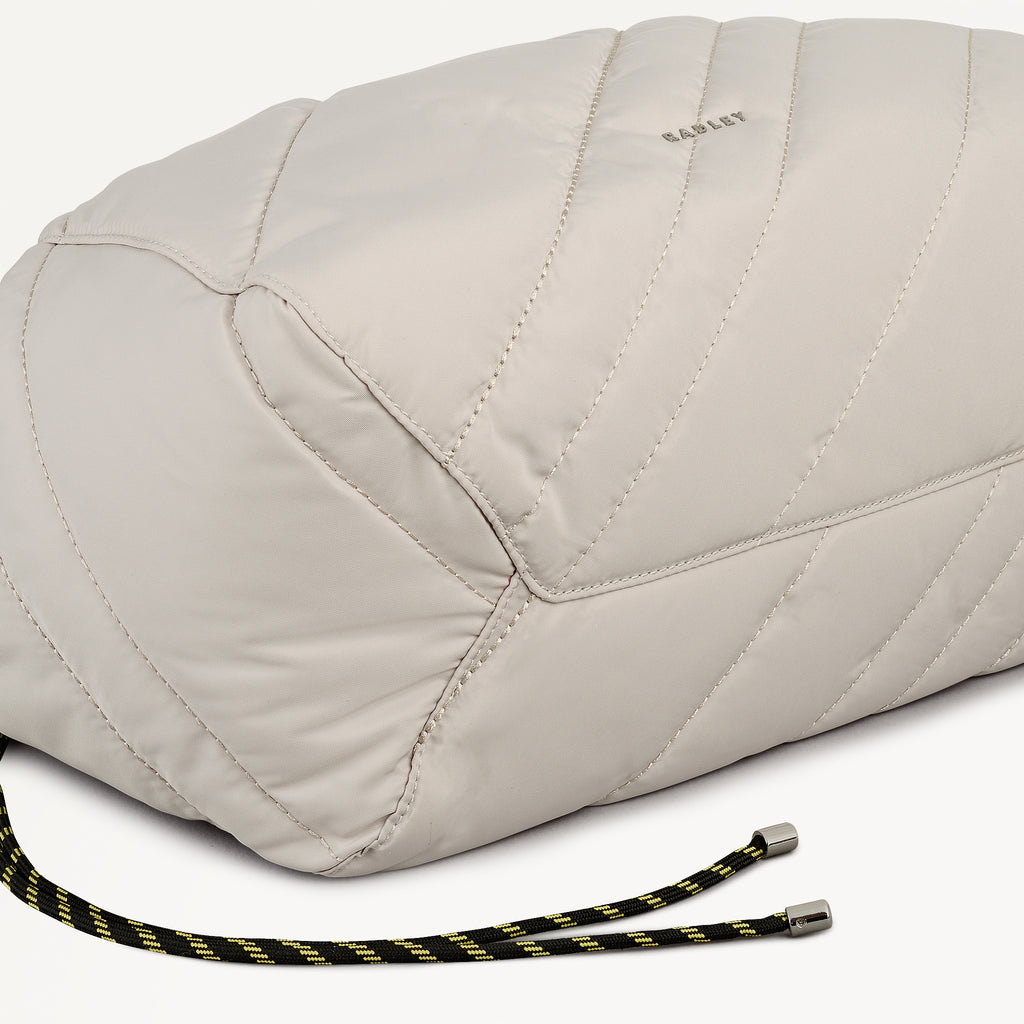 Eden Row - Quilt Large Open Top Tote Feather Gray - 113137