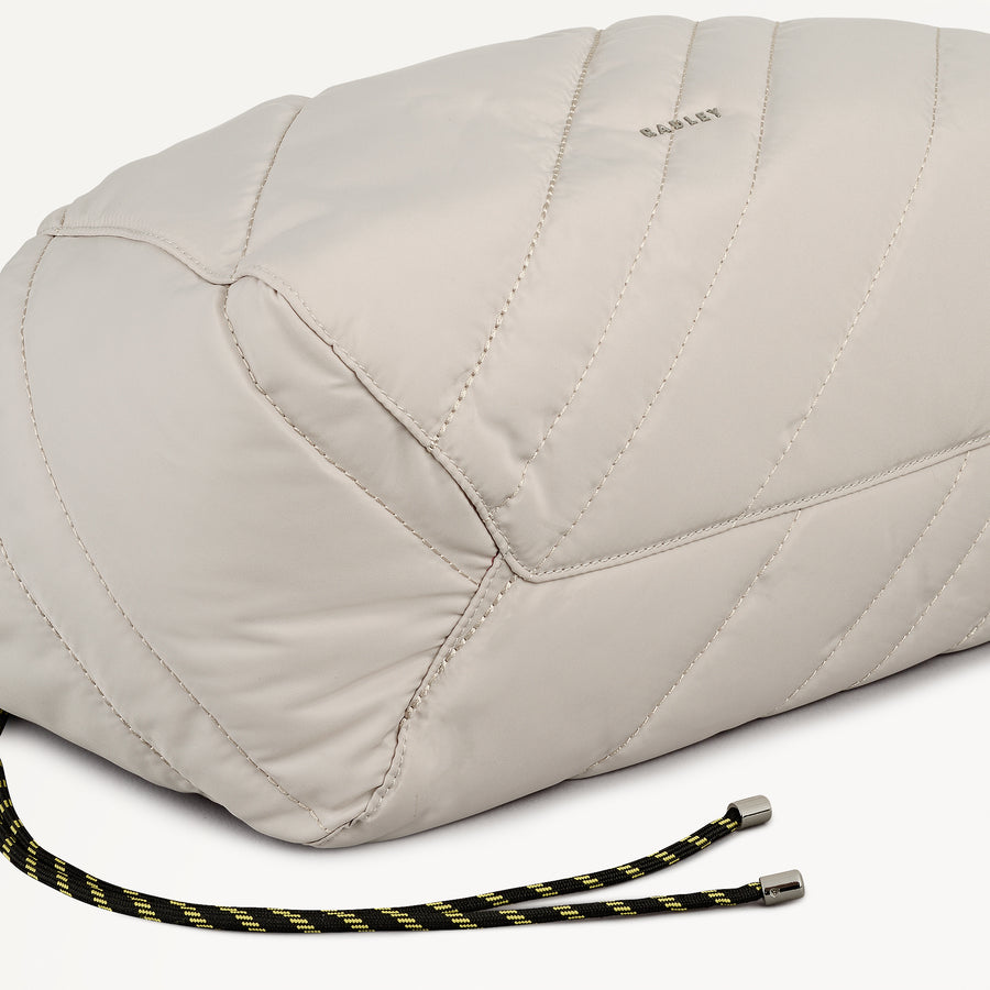 Eden Row - Quilt Large Open Top Tote Feather Gray - 113137