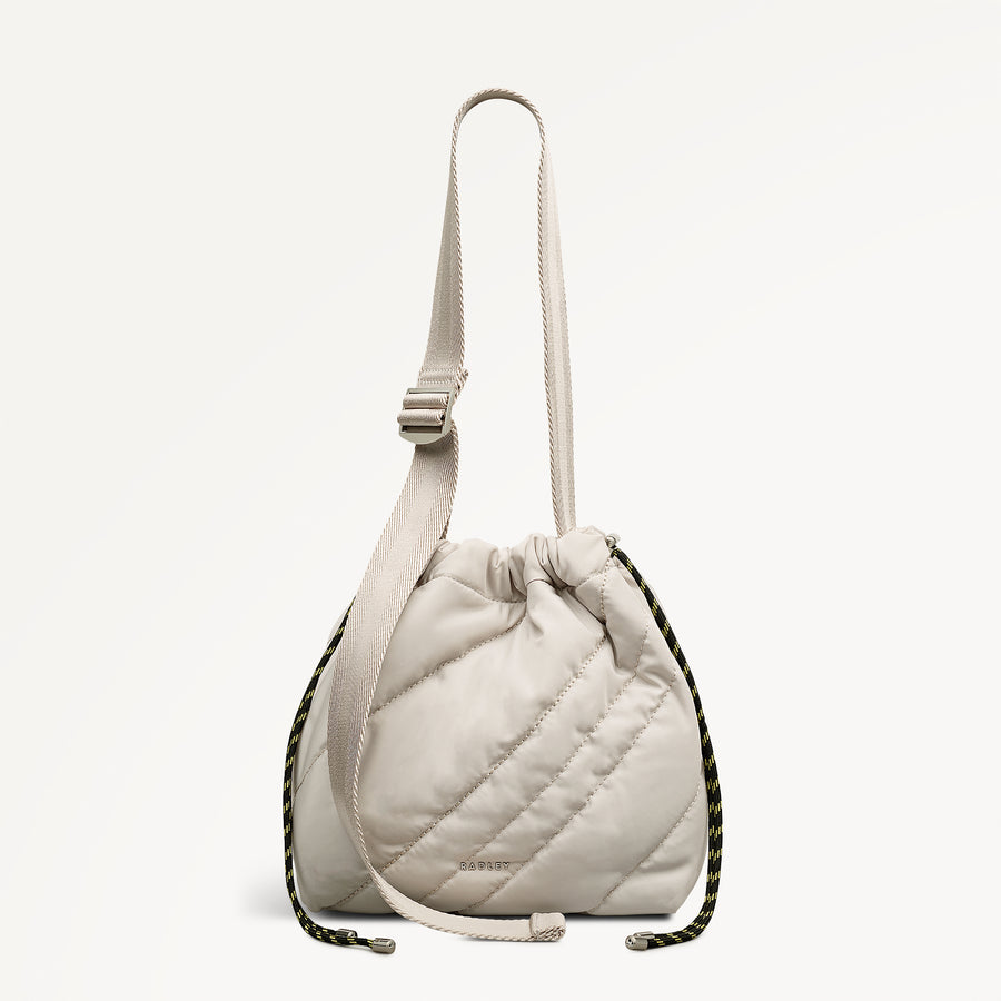 Eden Row - Quilt Small Open Top Shoulder Feather Gray - 113139