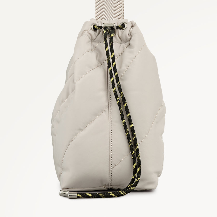 Eden Row - Quilt Small Open Top Shoulder Feather Gray - 113139