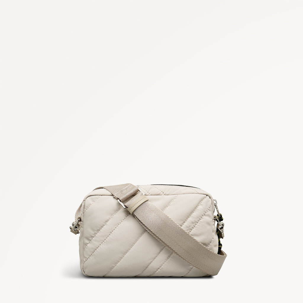 Eden Row - Quilt Small Ziptop Cross Body Feather Gray - 113141