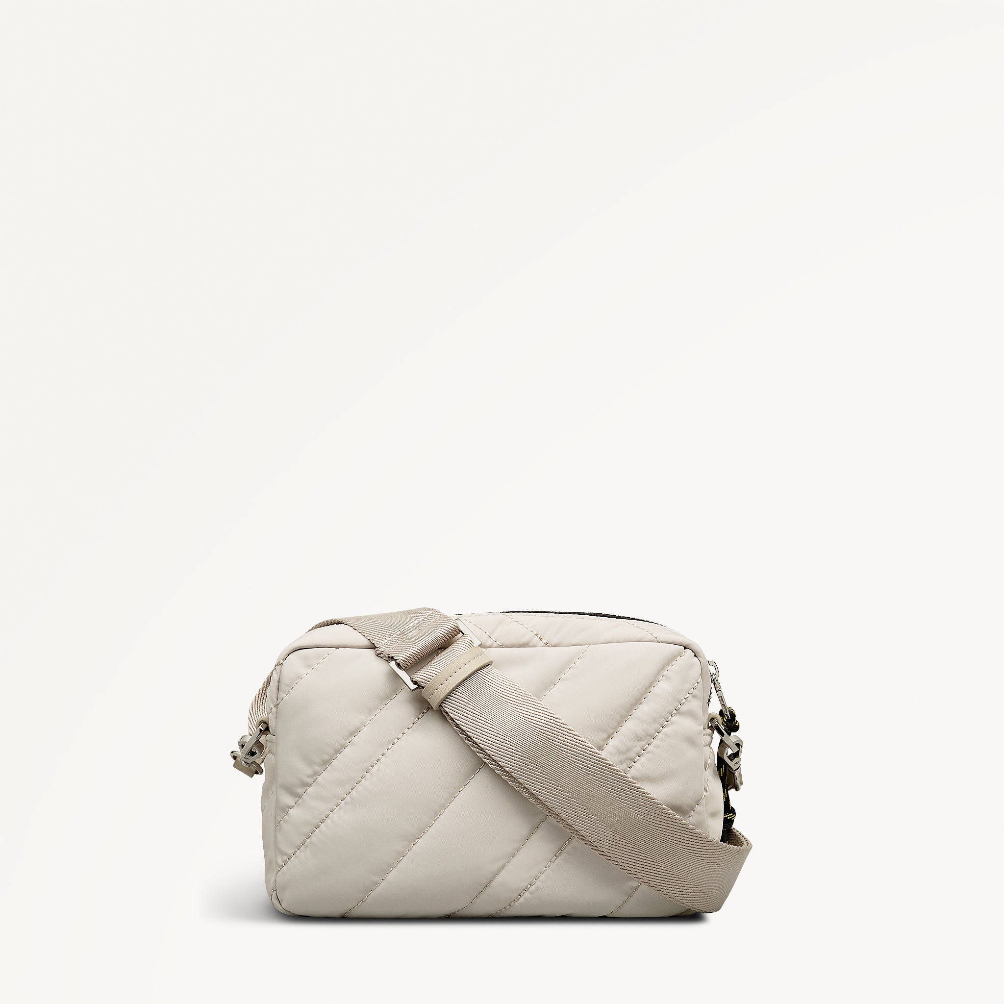 Eden Row - Quilt Small Ziptop Cross Body Feather Gray - 113141