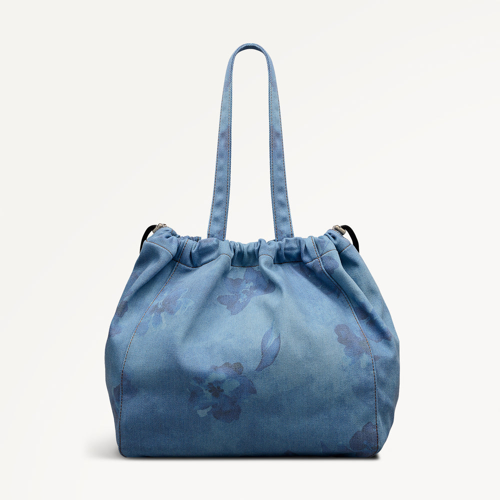 Eden Row - Denim Large Open Top Tote Denim - 113142