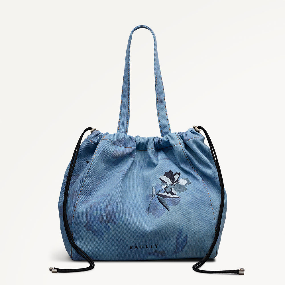 Eden Row - Denim Large Open Top Tote Denim - 113142