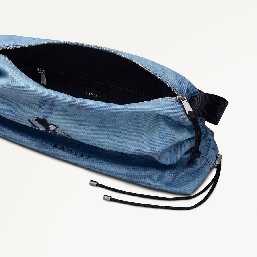 Eden Row - Denim Medium Ziptop Cross Body Denim - 113143